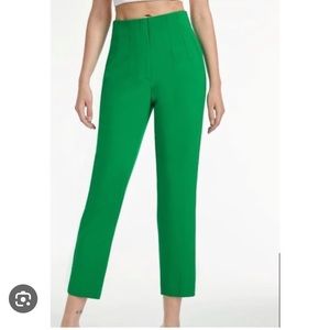 Women's Green High-Waisted Pants